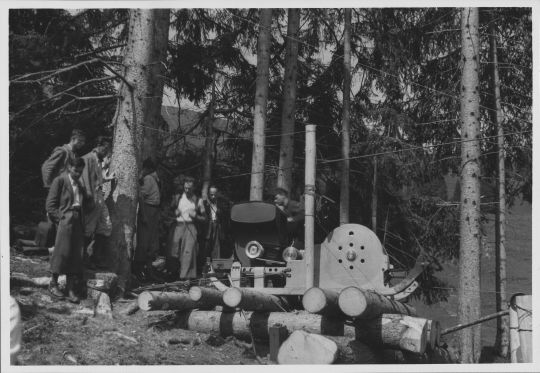 Foto Exkursion nach der ?iesen -  Wyssen-Seilkran