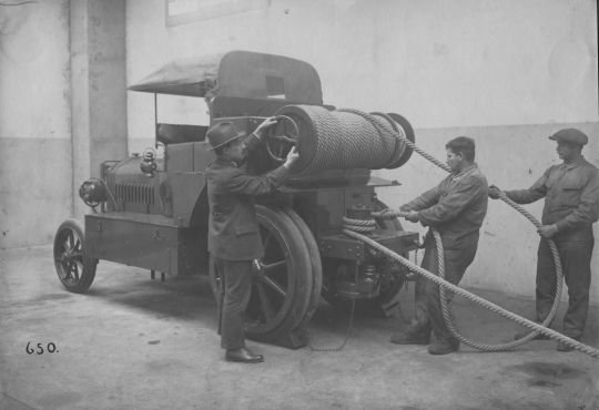 Foto Berna-Traktor mit Spill