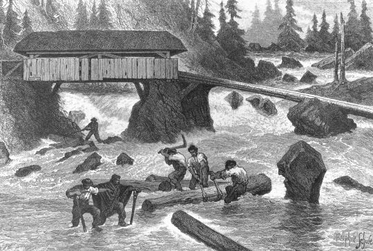 Foto Trift in den Alpen