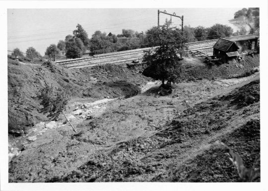 Foto Talstation des Treicheseils und provisorische Treicherampe