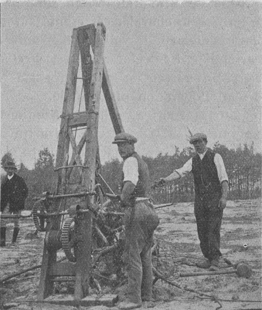 Foto Stockrodung mit Rodebock Modell "Hubrechts"