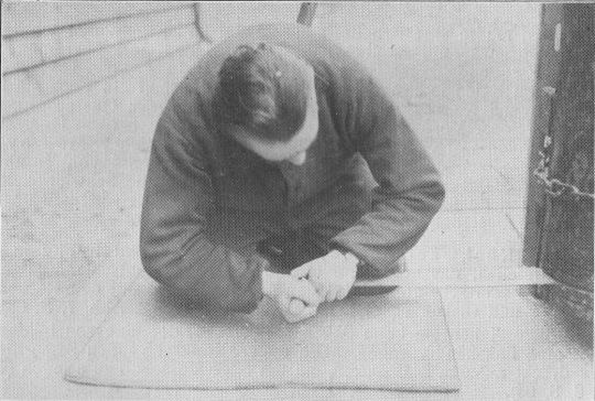 Foto Handstellung beim Rückwärtssägen