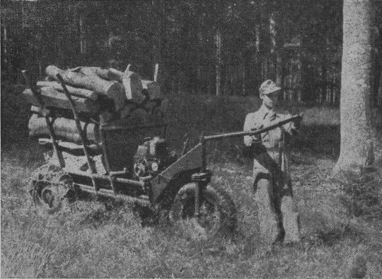 Foto "Dolmar-Rückekarre nach Dr. Lipp, Sandbach i./O."