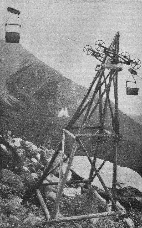 Foto "Ständer mit 4 Tragrollen auf jeder Seite"