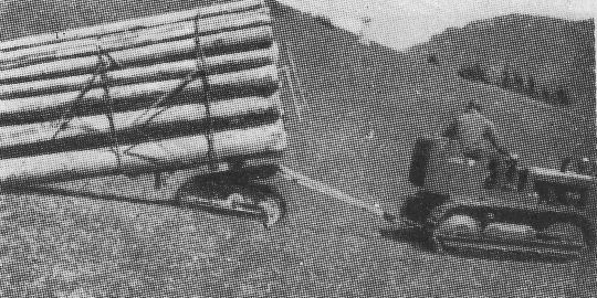 Foto "Einachsrückewagen mit Raupenlaufwerk in Südkärnten"