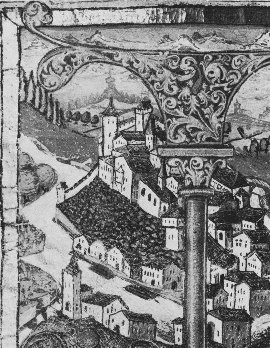 Foto "Angeländete Flösse an der "Matte" in Bern. ..."