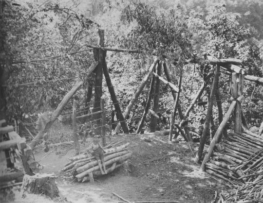 Foto Transport mit Drahtseilriese