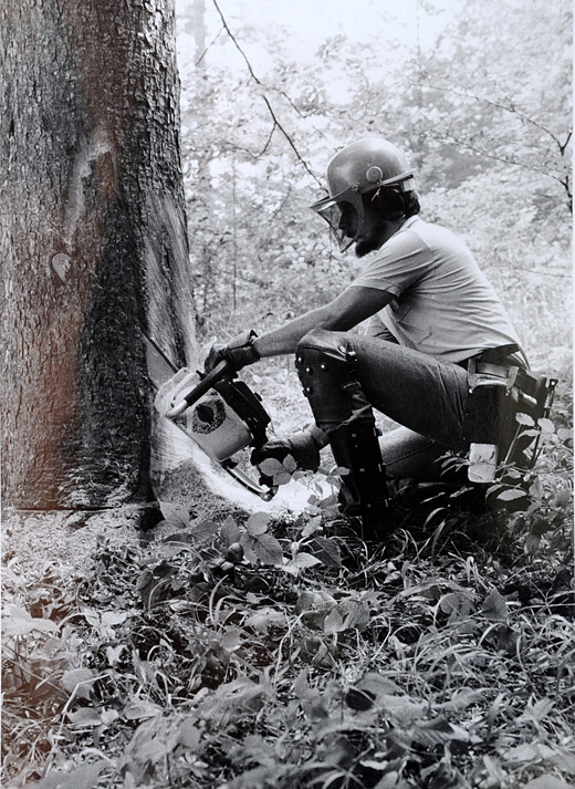 Foto Körperhaltung beim anschroten