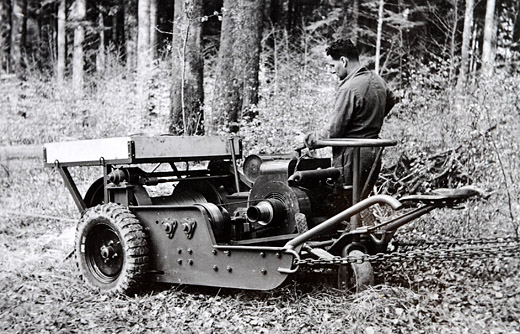 Foto Fahrbare Motorseilwinde Küpfer
