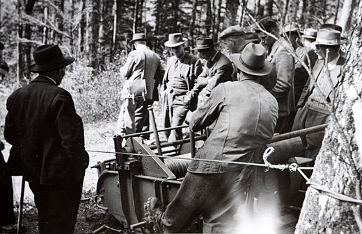 Foto Schlittenseilwinde