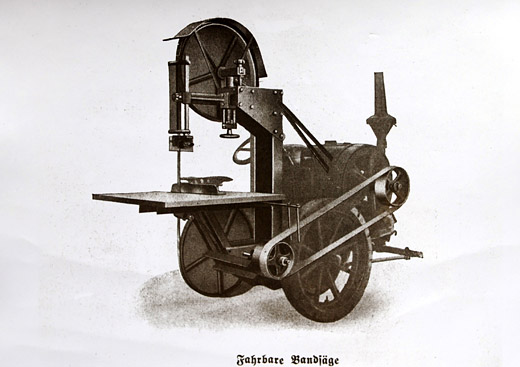 Foto Fahrbare Bandsäge