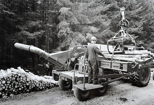 Foto Mechanisches Entrinden