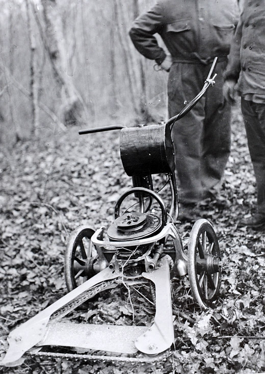 Foto Detailansicht der Motorsäge Frankreich