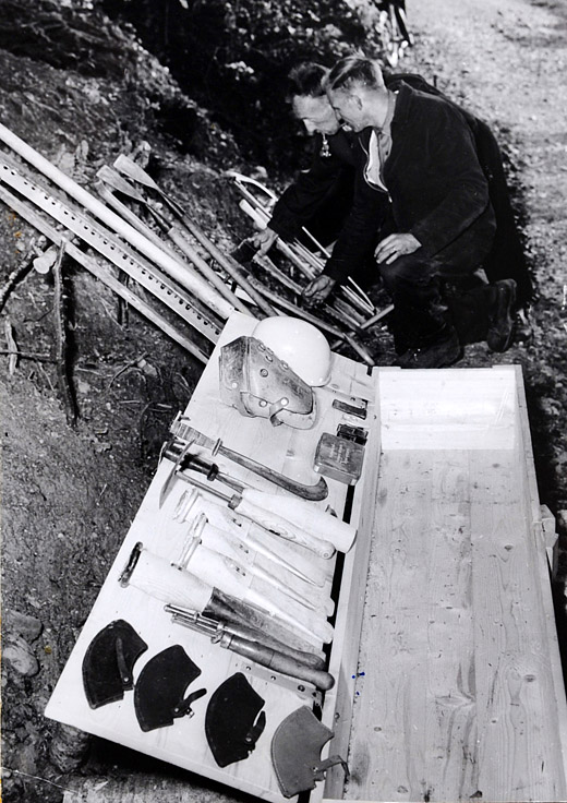 Foto Holzerwerkzeug für Zweimannrotte