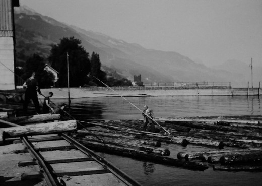 Foto Flösserei auf dem Walensee