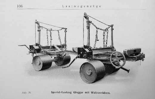 Foto Holztransport Glogger Walzen Lastzug