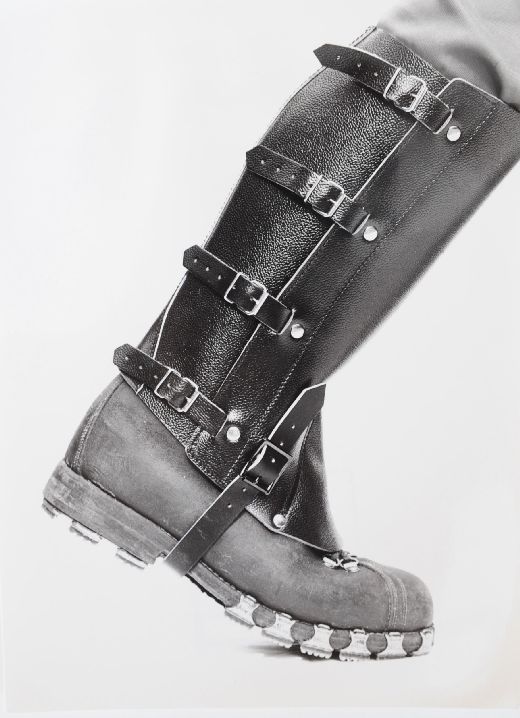 Foto Arbeitsschuhe mit Gamaschen