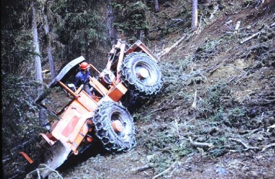 Foto Kritische Situation beim Rücken