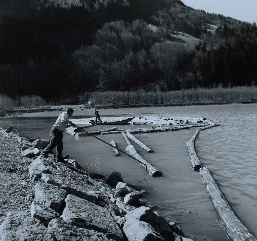 Foto Holzfloss am Brienzersee