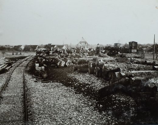 Foto Lagerplatz Sägerei