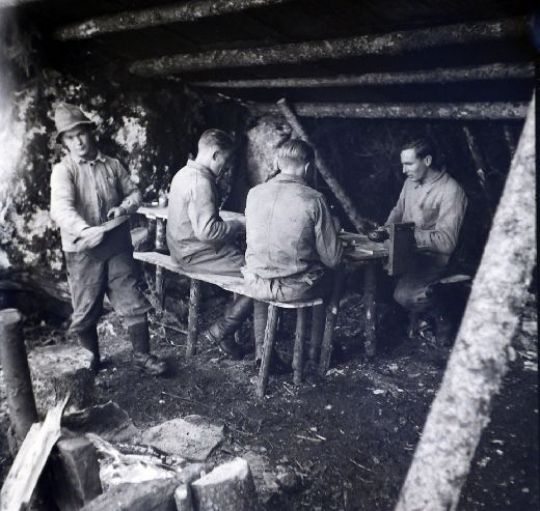 Foto Holzer während einer Pause