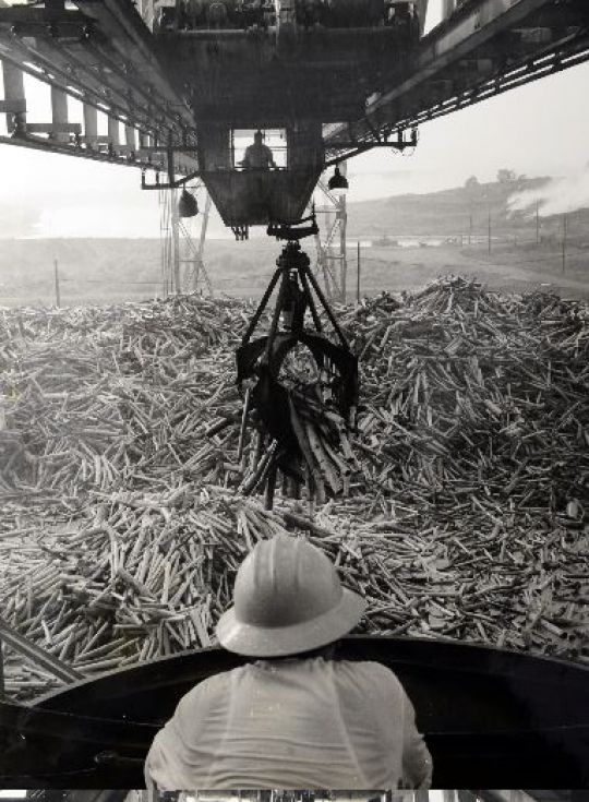 Foto Holzverlad in einer Fabrik